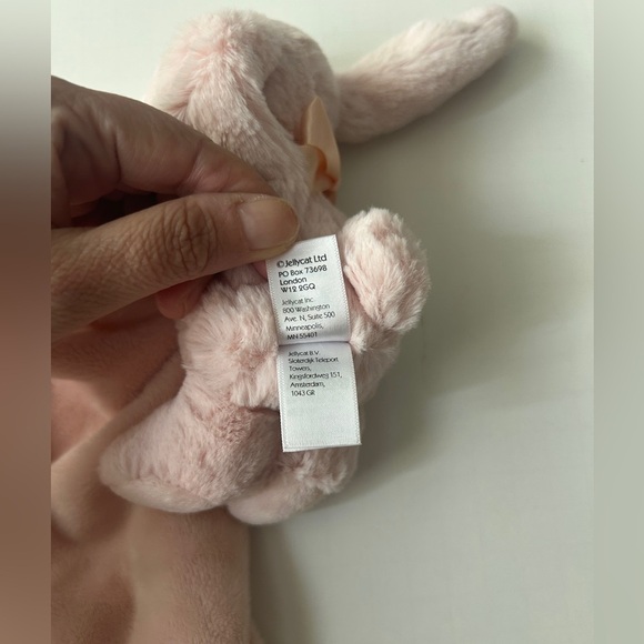 Jellycat Bunny Rabbit Plush Baby Soother Security Blanket Lovey - Picture 5 of 7